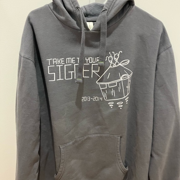 Gray Graphic Hoodie - Picture 2 of 7